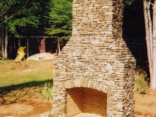Brick and Stone Fireplaces