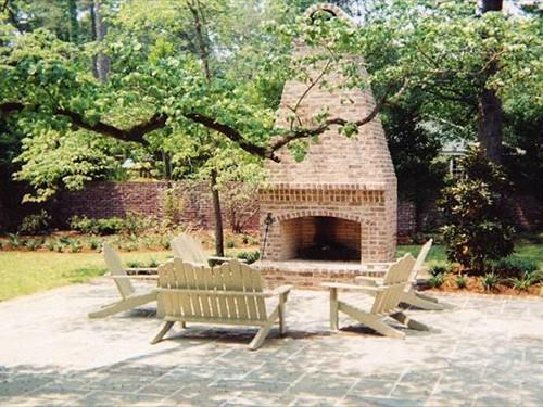 Brick and Stone Fireplaces